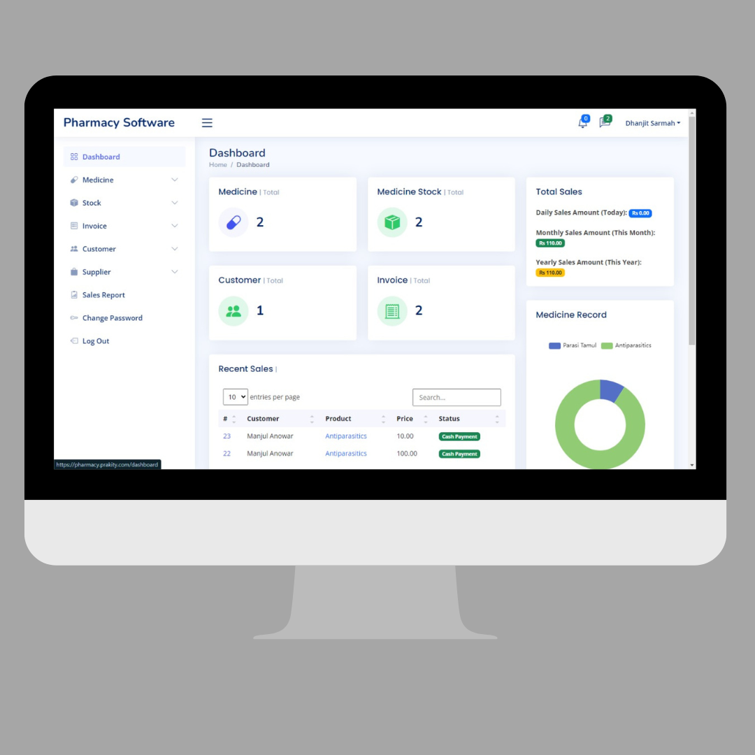 Pharmacy Management Application